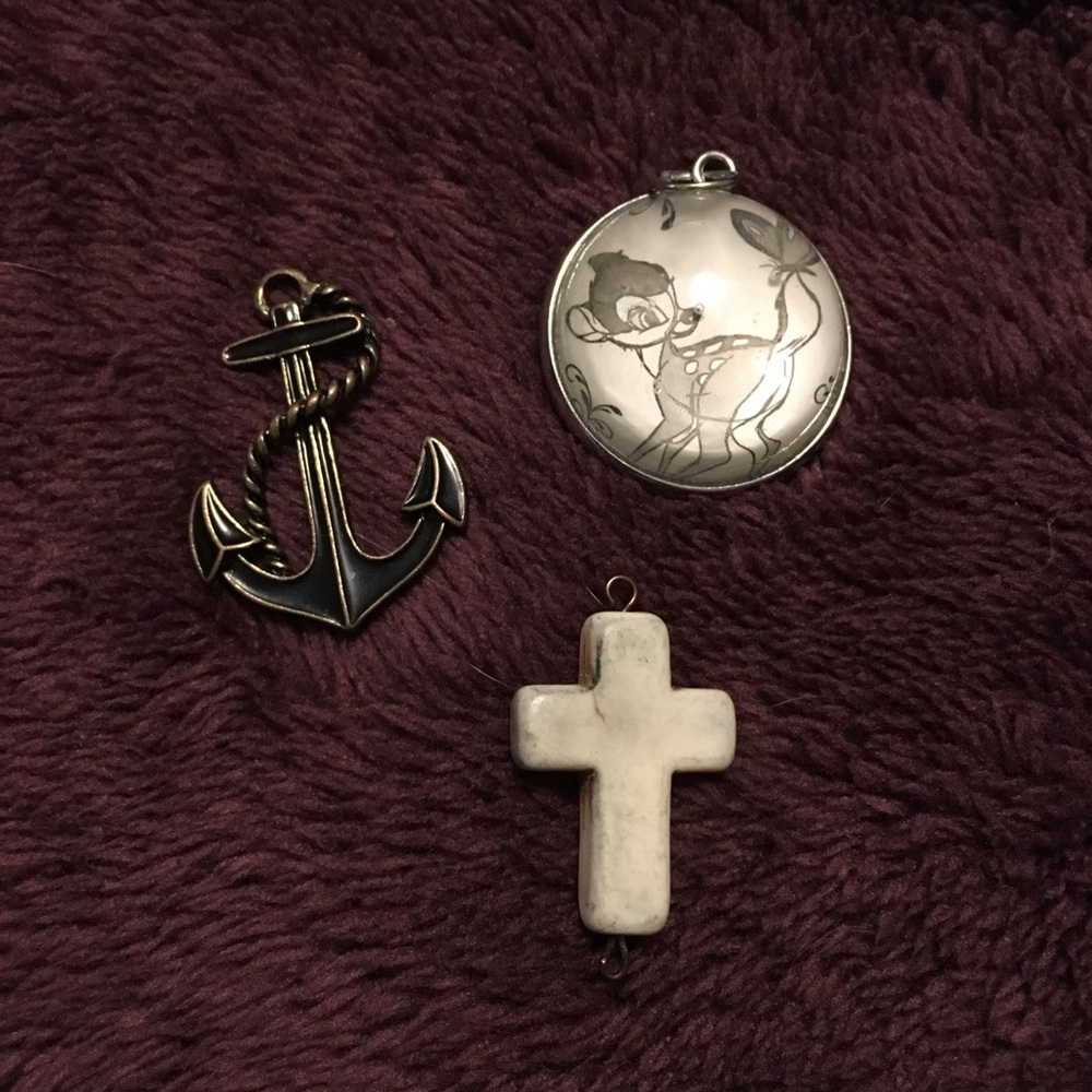 (LOT) of pendents.